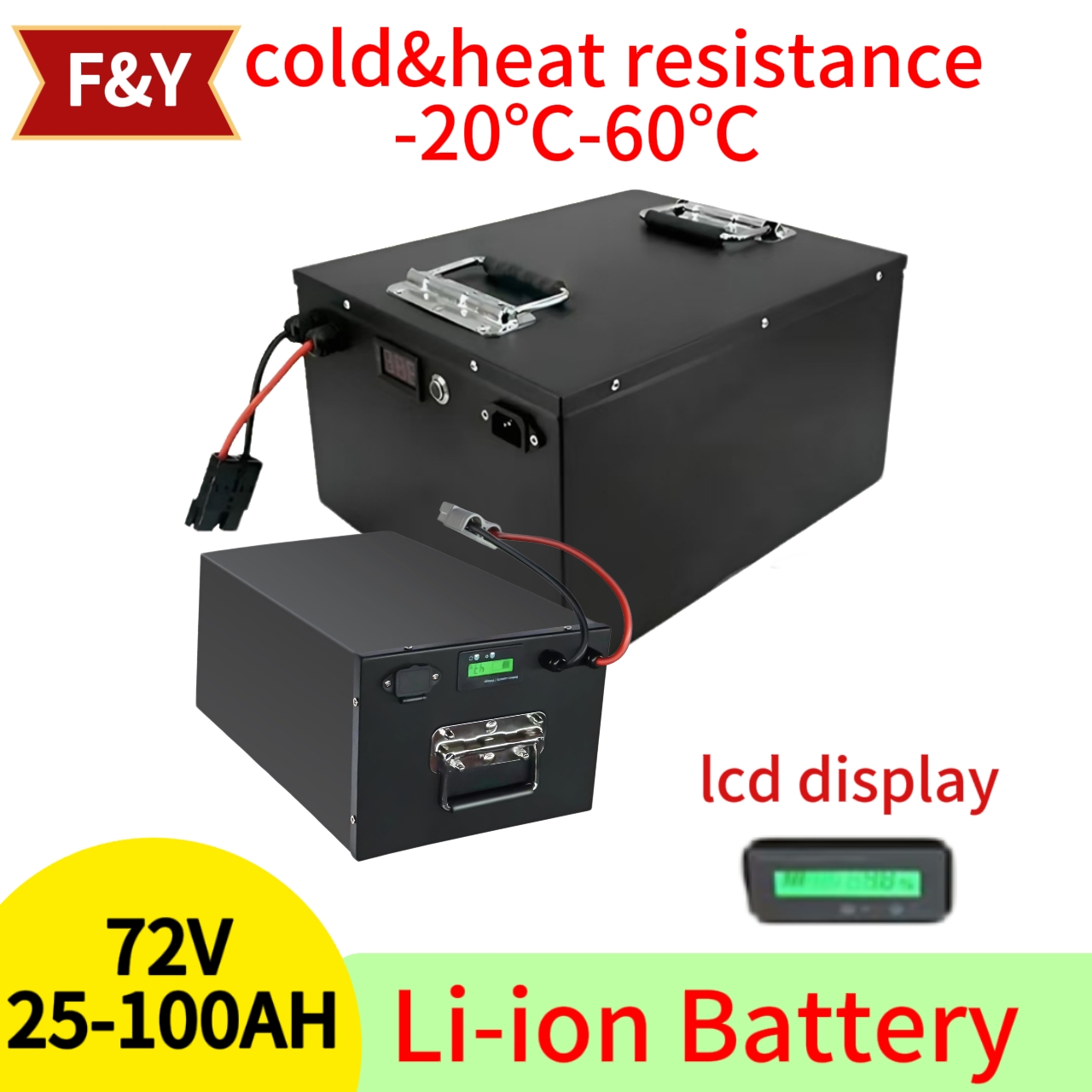 72V 40Ah Lifepo4 Battery Pack - F&Y72V 25Ah 35Ah 45Ah 65Ah 80Ah