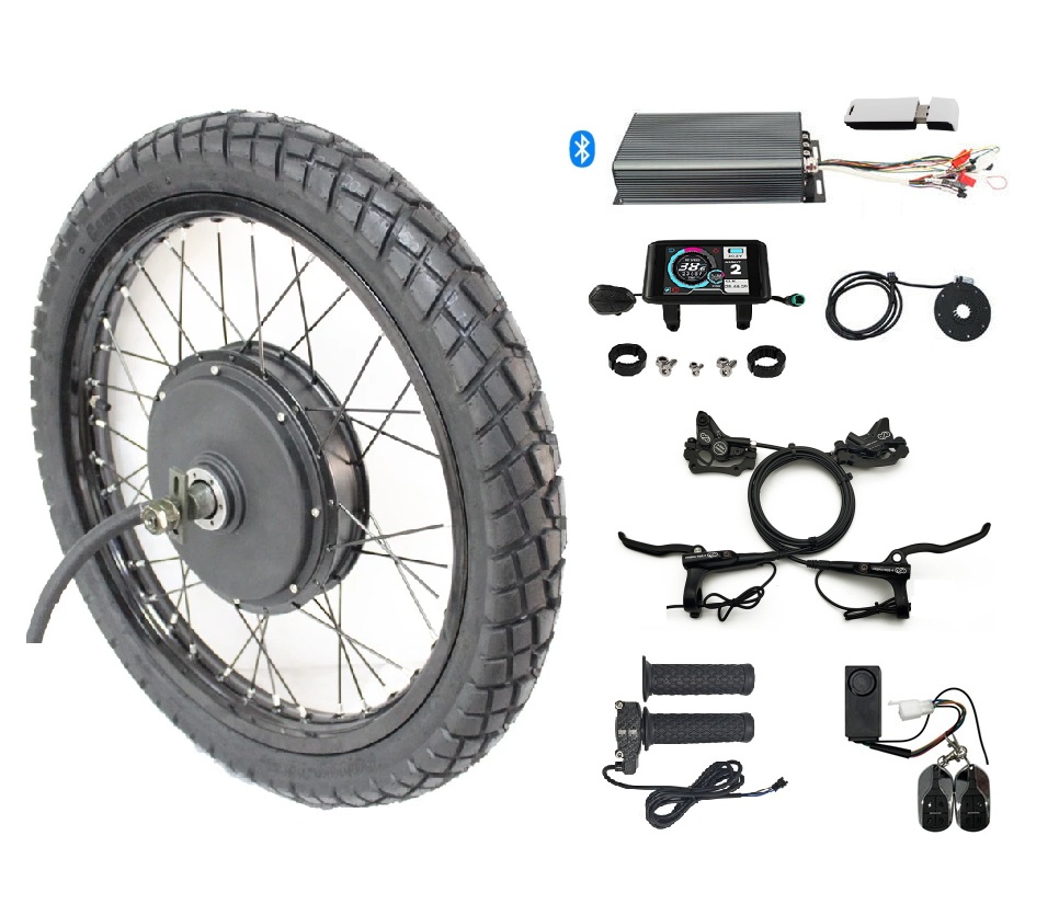 72V 100A Sabvoton Controller - 48V-72V 100A 5000W Motorcycle Rim Rear