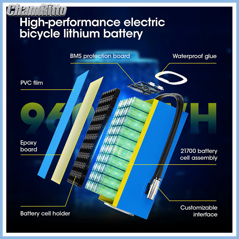 48V 52V Electric Bicycle chamr - đánh giá và giá 72V 50Ah 21700 Lithium Battery