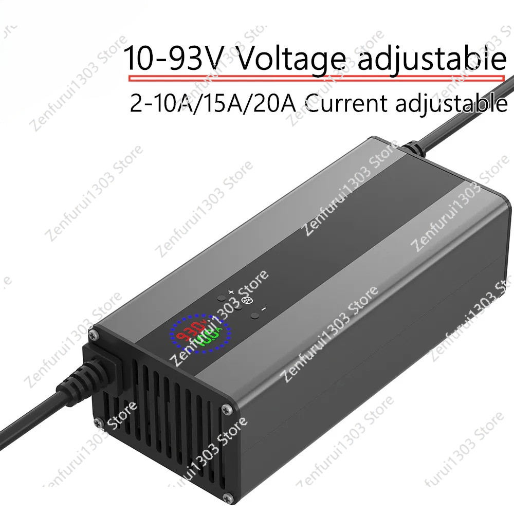 15A Curren Voltage Adjustable  - đánh giá và giá 72V 15A Fast Charger