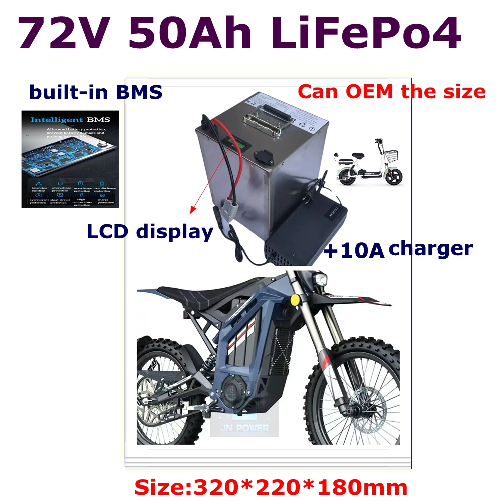 JN-24S 72V 50Ah lifepo4 lithiu - đánh giá và giá 72V 40Ah Lifepo4 Battery Pack