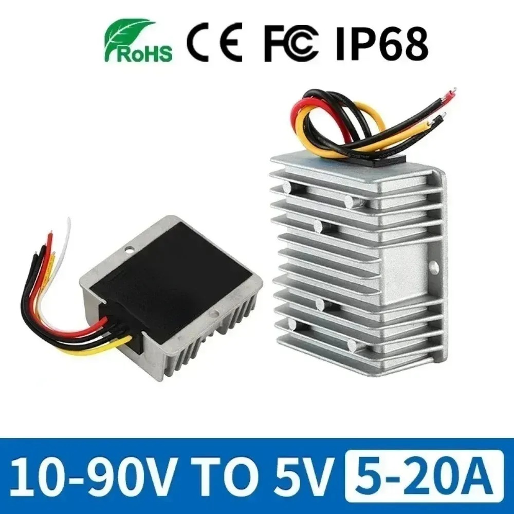 DC 10-90V to 5V Converter 5Vol - đánh giá và giá 72V 15A Fast Charger