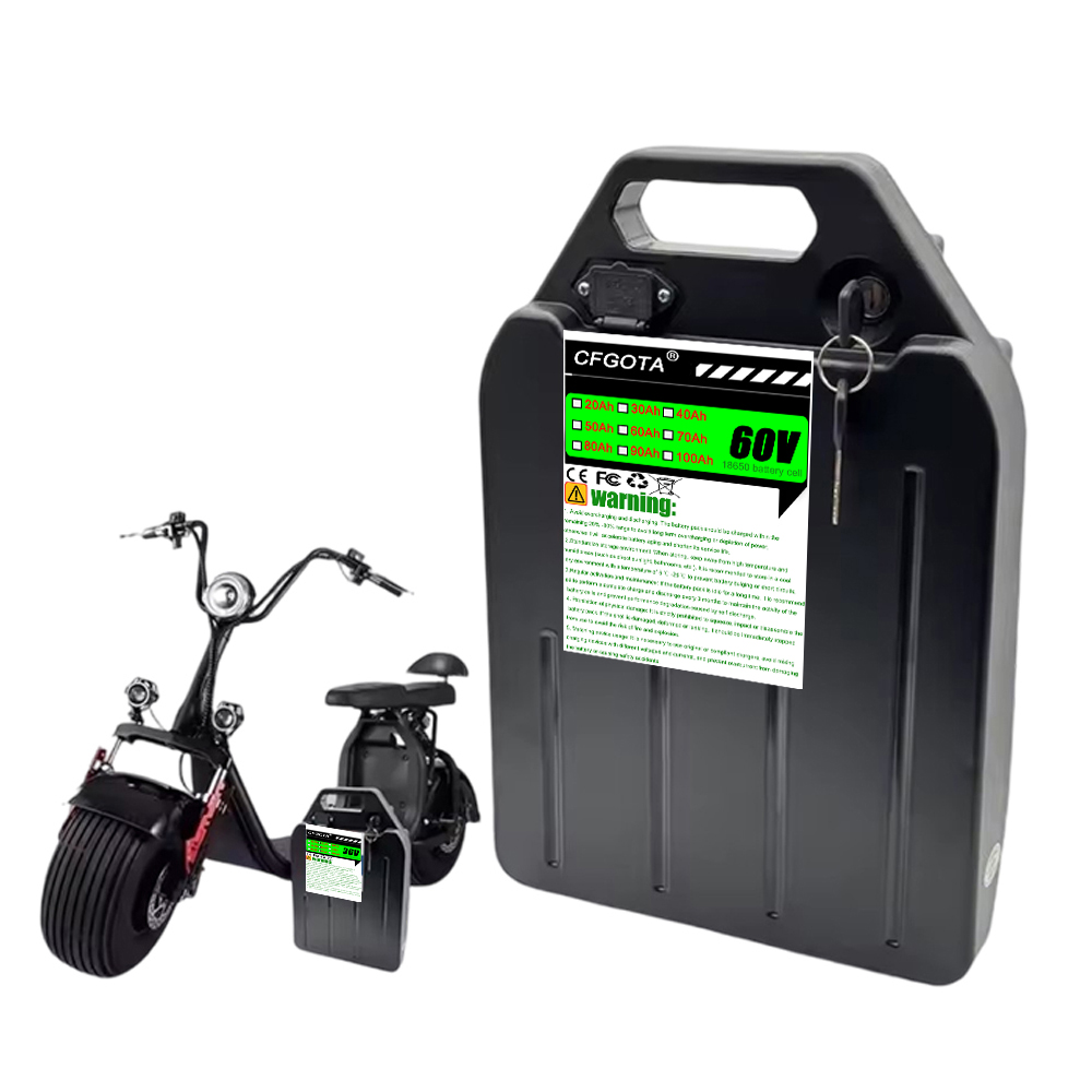 Electric vehicle lithium batte - đánh giá và giá 60V 50Ah Electric Scooter Battery