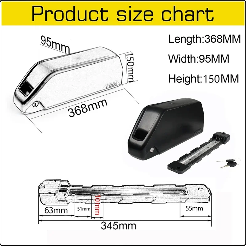 E bike cham-rider 36v 48v 52v  - đánh giá và giá 72V 50Ah 21700 Lithium Battery
